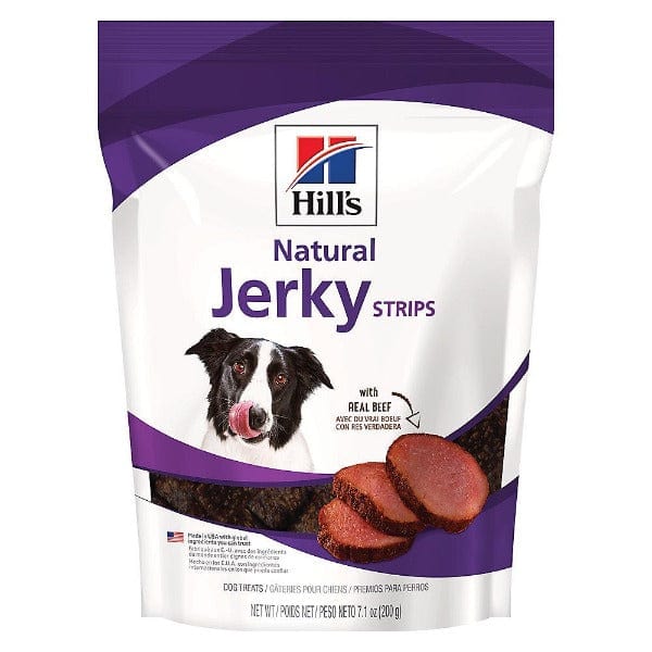 Hill's Natural Beef Jerky Strips for Dogs - High Protein, Grain-Free Dog Treats - Perfect for Training, Rewards & Dental Health
