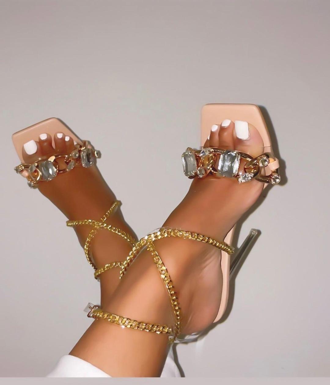 Olivia Nude Heels for Women - Elegant High Heel Sandals for Parties, Weddings & Evening Events | Comfortable & Stylish Dress Shoes