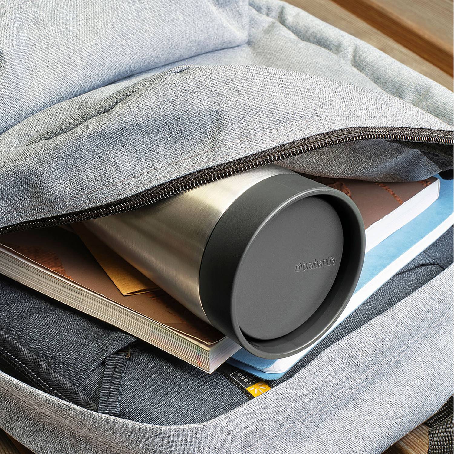 Insulated Stainless Steel Travel Cup 0.2L (7oz) - Dark Grey - Keep Drinks Hot or Cold for Hours - Perfect for Coffee, Tea, and Water on the Go
