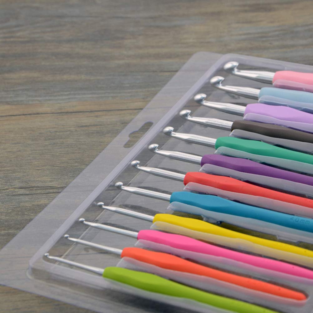 12-Piece Crochet Hook Set for Experienced Crocheters - Braided Rug Yarn Glide Needles, Knitting Accessories Kit for Home & DIY Projects (Perfect for Blankets, Scarves, and Home Decor)