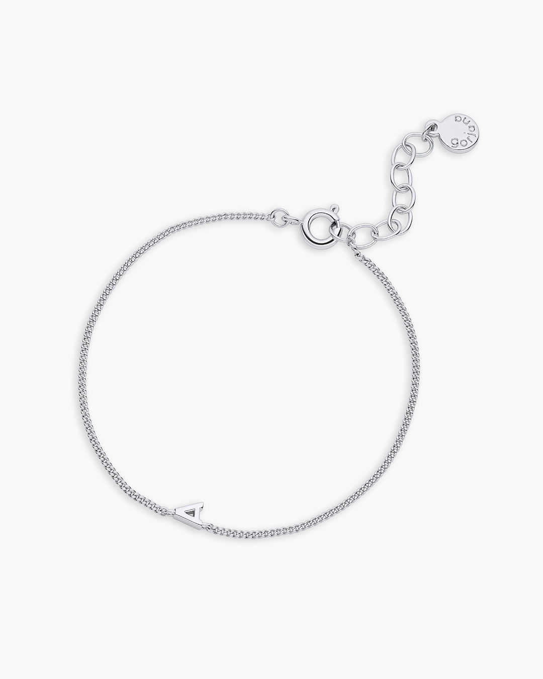 Wilder Mini Alphabet Bracelet - Personalized Initial Letter Bracelet for Women & Girls - Trendy Stackable Jewelry for Everyday Wear & Gifts
