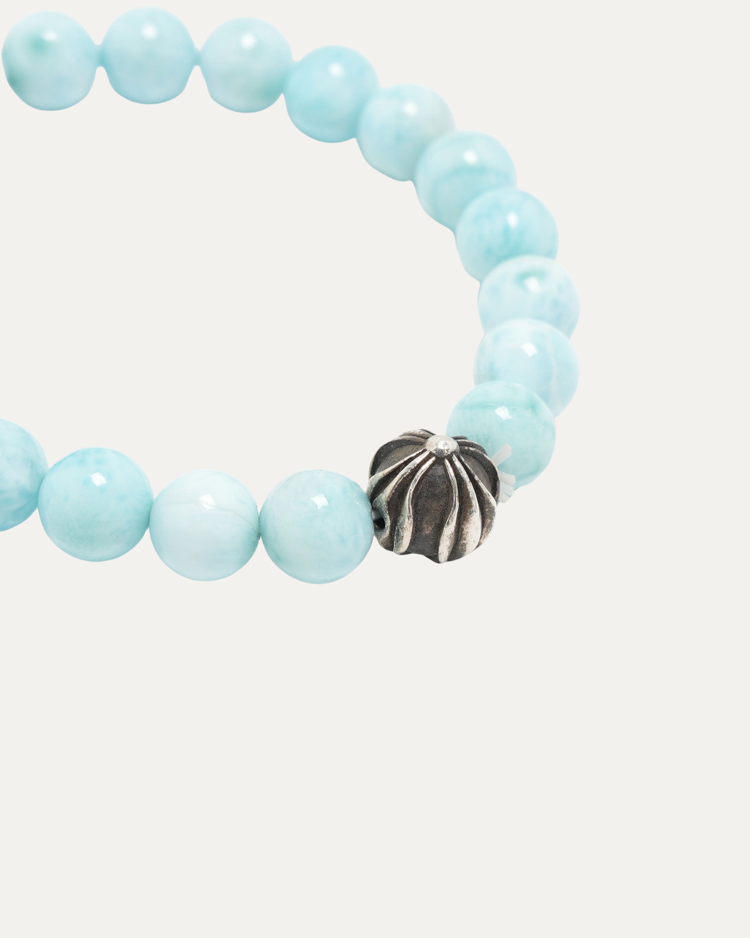6mm Beaded Bracelet for Women - Stretch Elastic Crystal Ball Beads Jewelry - Perfect for Yoga, Meditation & Boho Fashion Accessories