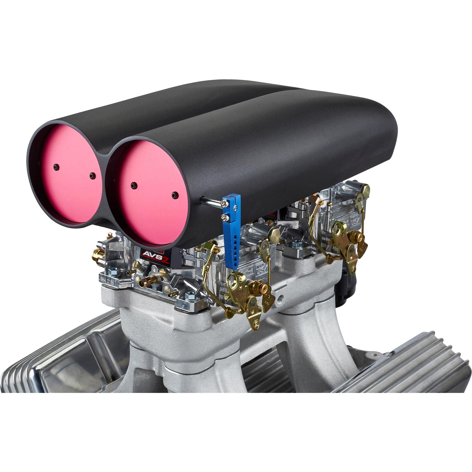 Black Aluminum Shotgun Style Air Scoop - High-Performance Air Intake for Cars, Trucks & Off-Road Vehicles - Enhances Engine Cooling & Style