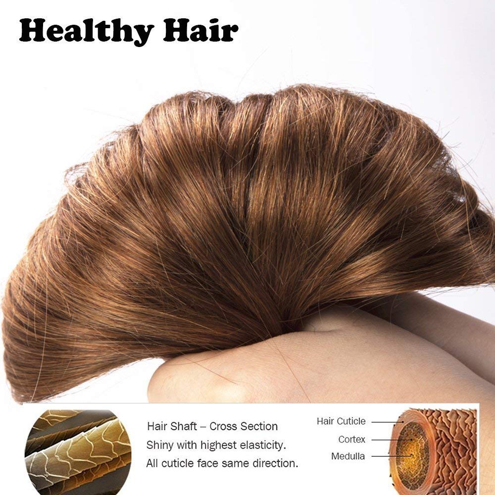 S-noilite 100% Real Human Hair Clip-in Extensions - 22