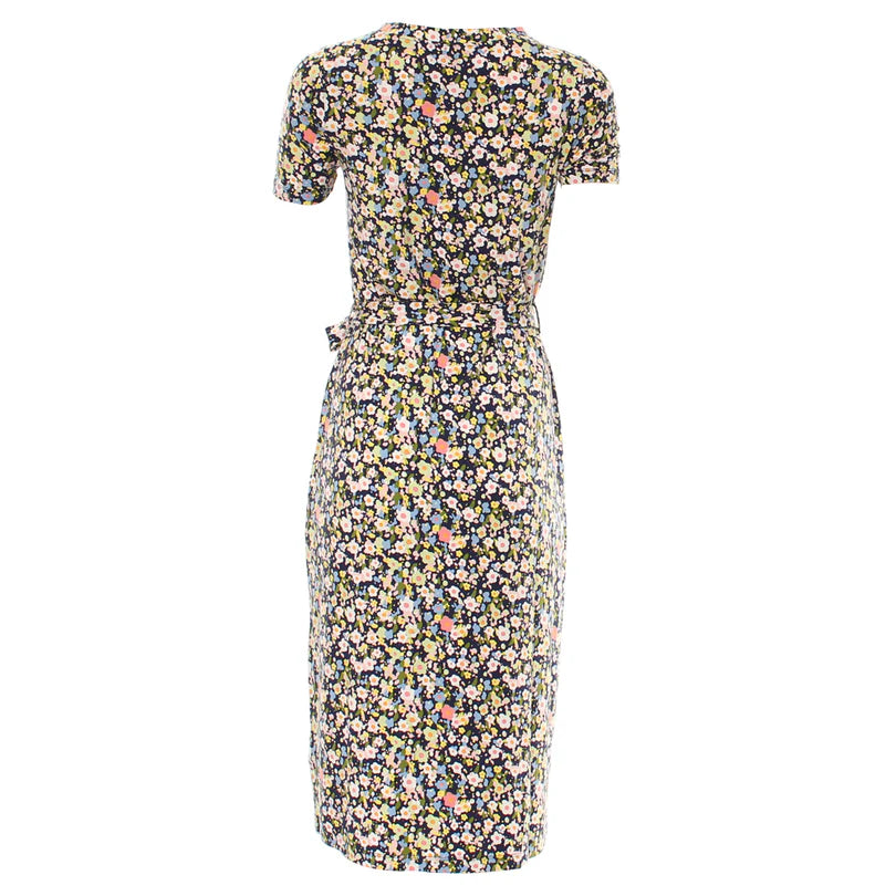 Haven Navy Dress for Women - Elegant Casual & Office Wear - Perfect for Summer, Parties, and Everyday Outfits