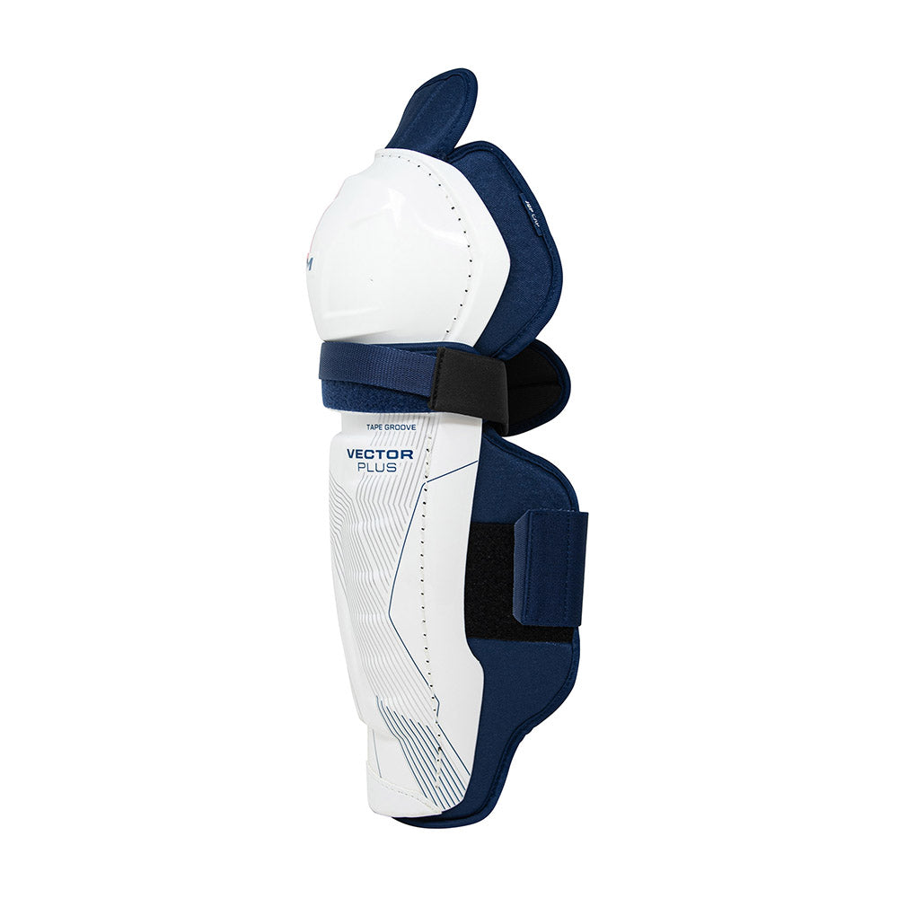 CCM Tacks Vector Plus 2024 Senior Ice Hockey Shin Guards - Protective Gear for Hockey Players - Perfect for Games & Practice