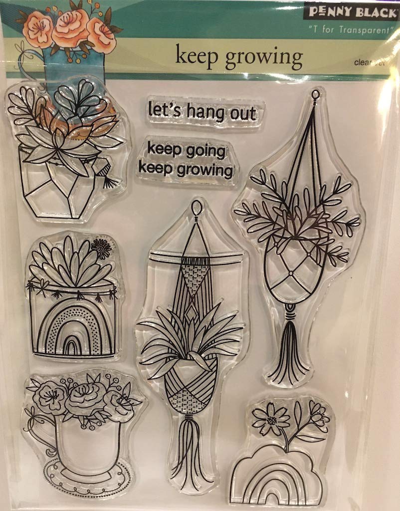 Penny Black Incorporated CLR Stamp Growing - Premium Collectible Stamps for Philatelists | Perfect for Stamp Collections, Scrapbooking & Gift Giving