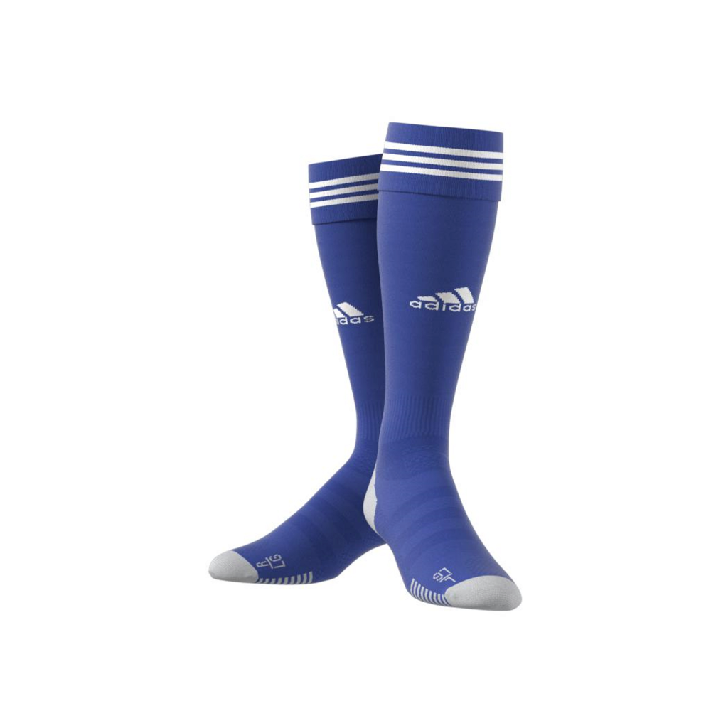 Adidas Adi 18 Sock - Blue/White Athletic Socks for Running, Training & Sports - Comfortable Breathable Performance Socks for Men & Women