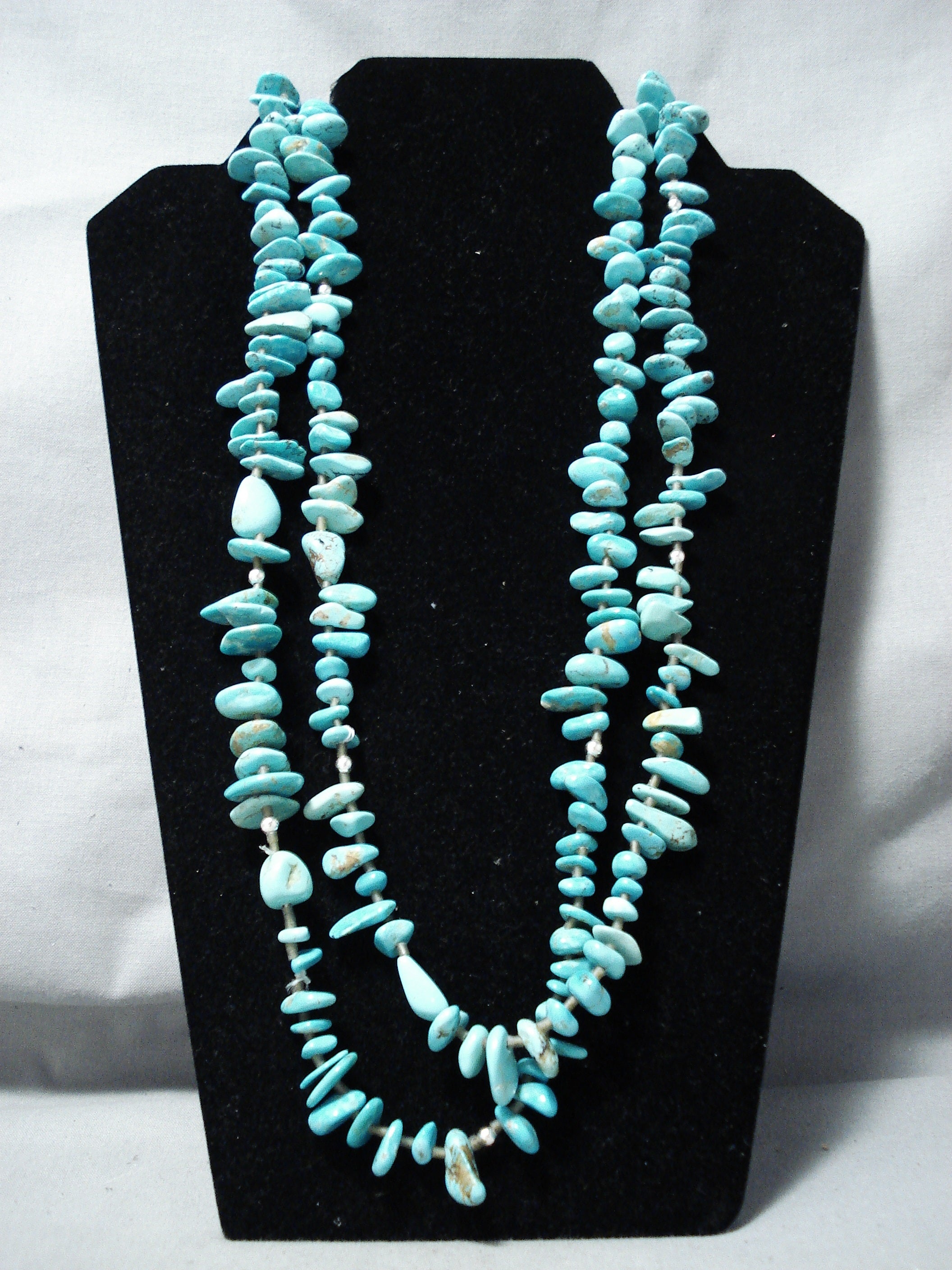 Authentic Native American Navajo Royston Old Kingman Turquoise Sterling Silver Pendant Necklace - Handcrafted Jewelry for Women, Boho Style Gift for Her, Perfect for Weddings & Special Occasions