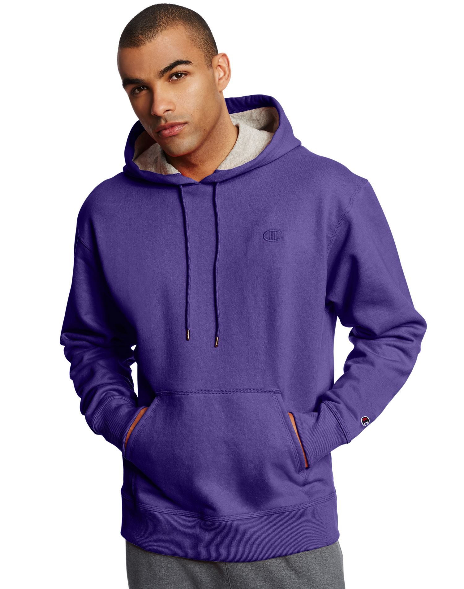 Champion Men's Hoodie - Soft & Comfortable Pullover Sweatshirt for Casual Wear, Gym & Outdoor Activities | Machine Washable & Durable Cotton Blend