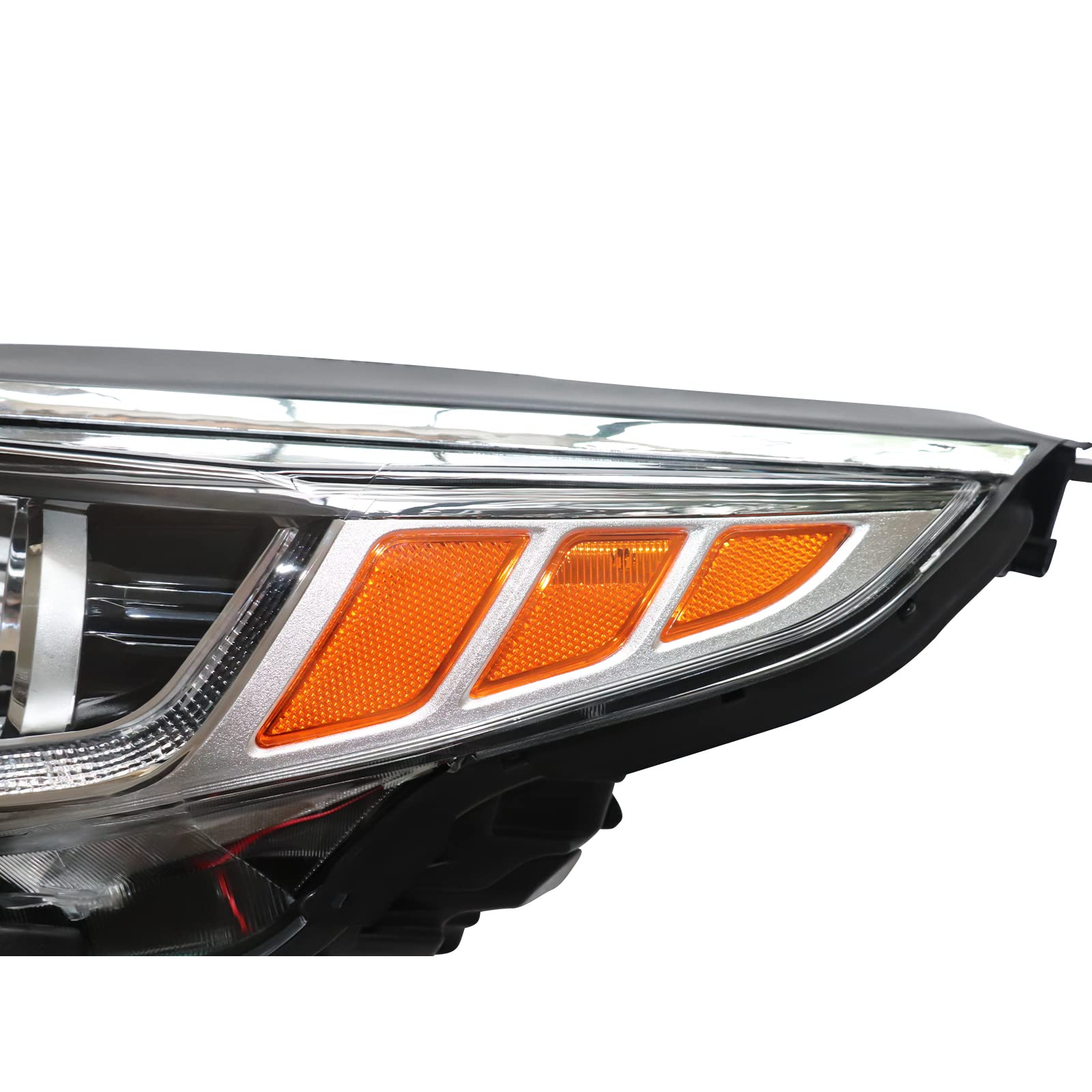 2016-2018 Kia Optima EX LX S SXL SX Premium LED DRL Halogen Headlights - Driver Side Left Headlamp (US Stock) - Perfect Replacement for Night Driving & Enhanced Visibility