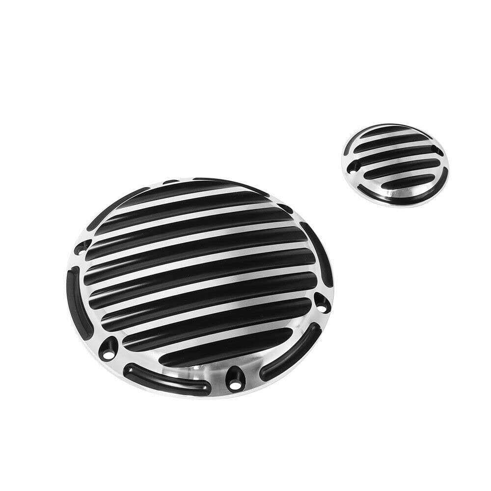 CNC Chrome Derby Cover Timer Timing Cover Protector Guard for Harley Davidson Sportster 883 1200 XL 883XL 1200XL - Engine Protection Upgrade for Motorcycle Maintenance & Customization (Chrome)