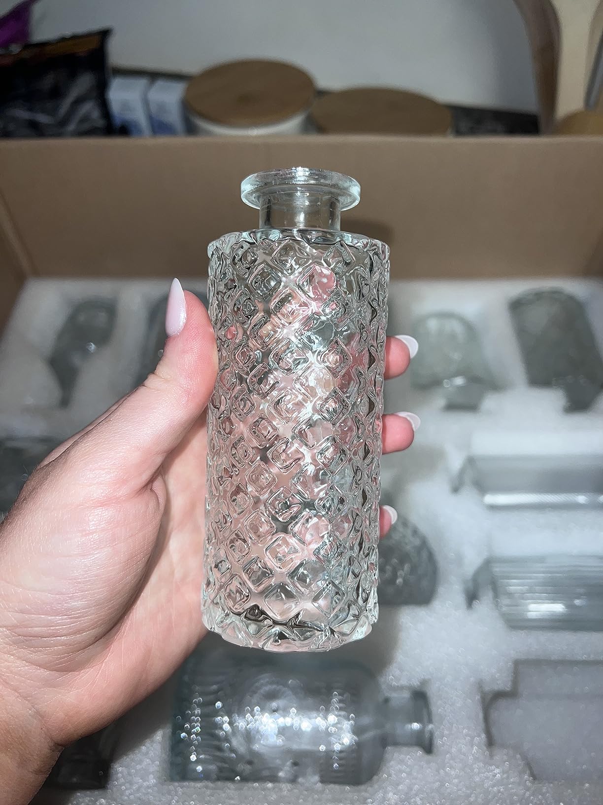 BIGIVACA Bulk Set of 30 Clear Glass Bud Vases - Small Centerpiece Vases for Wedding Decor, Table Decorations, Floral Arrangements | Perfect for Weddings, Parties, Home & Office Decor