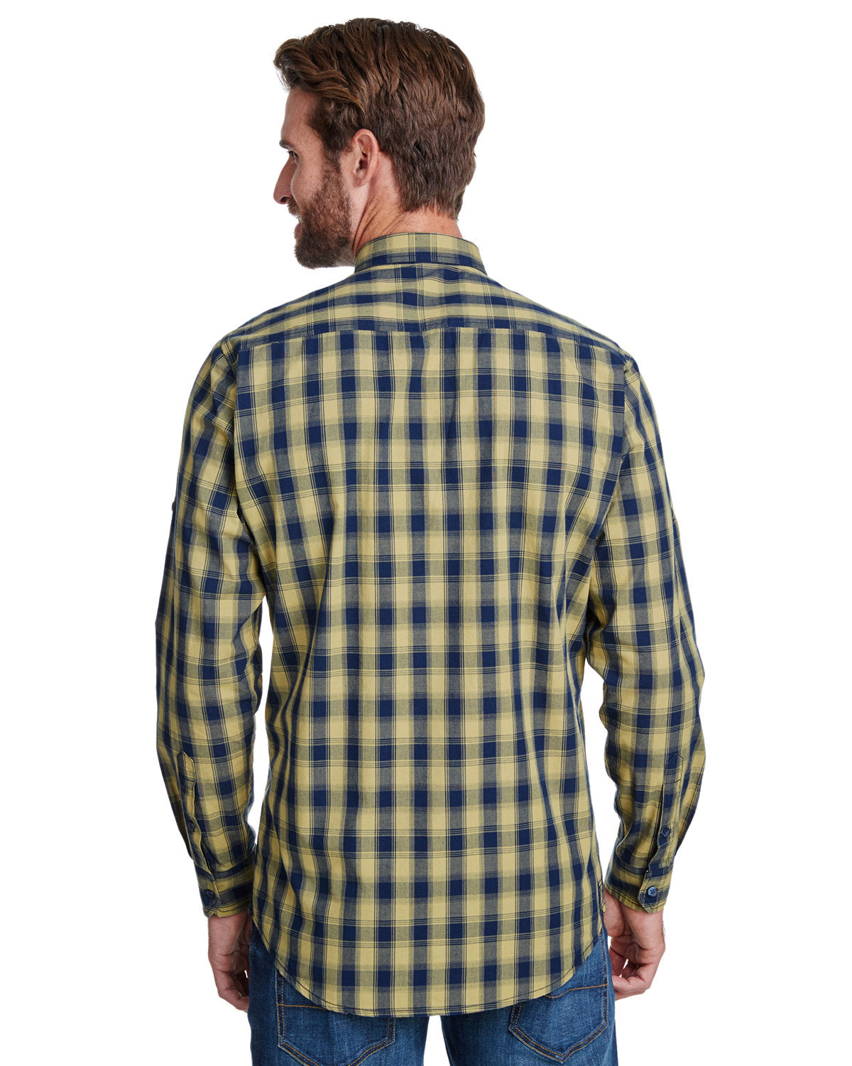 Reprime RP250 Men's Mulligan Check Long Sleeve Cotton Shirt - Artisan Collection | Casual & Formal Wear for Work, Outdoors & Special Occasions