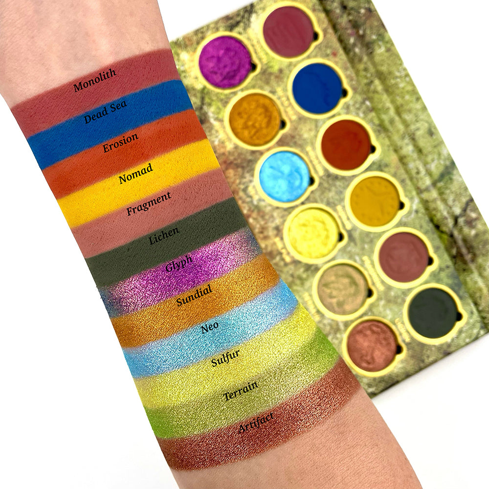 Archeo Palette - Premium Makeup Eyeshadow Palette with 12 Highly Pigmented Shades | Perfect for Professional Makeup Artists & Everyday Glam Looks | Ideal for Parties, Weddings & Special Occasions