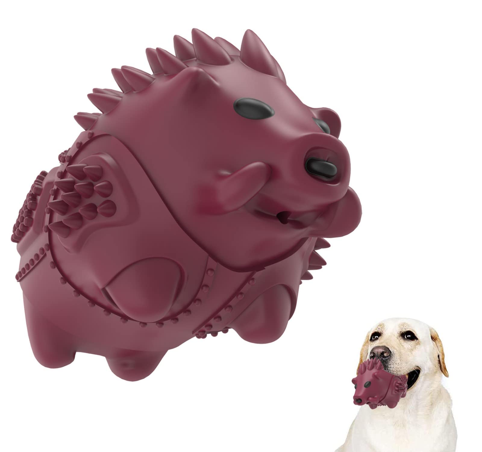 Homipooty Indestructible Dog Toys for Aggressive Chewers - Durable Natural Rubber Chew Toys for Large & Medium Dogs | Non-Toxic, Plaque & Tartar Control | Perfect for Playtime, Training & Dental Health