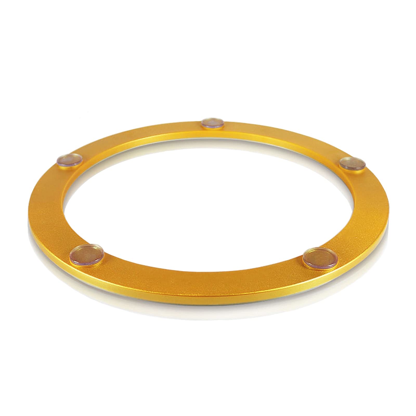 Heavy Duty Aluminum Lazy Susan Turntable - 12 Inch Rotating Ring Bearing for Kitchen, Dining Table, TV Stand & Computer Monitor - Perfect for Spice Organization, Home Decor & Easy Access Storage