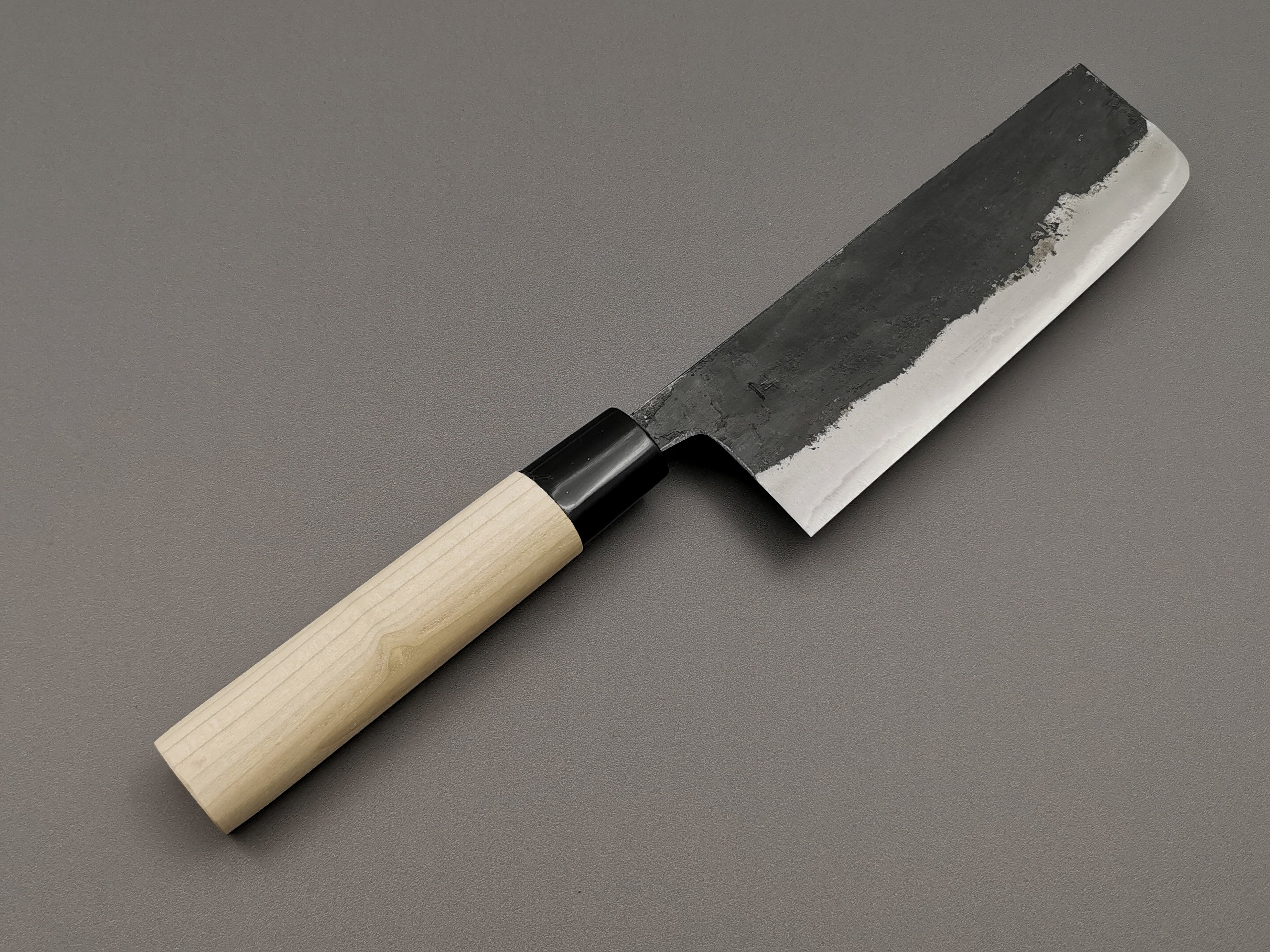 Premium Japanese Takeo Murata Buho Nakiri Knife - High Carbon Steel Vegetable & Herb Chopping Knife for Professional Chefs & Home Cooking - Perfect for Slicing, Dicing & Mincing Vegetables, Herbs & Fruits