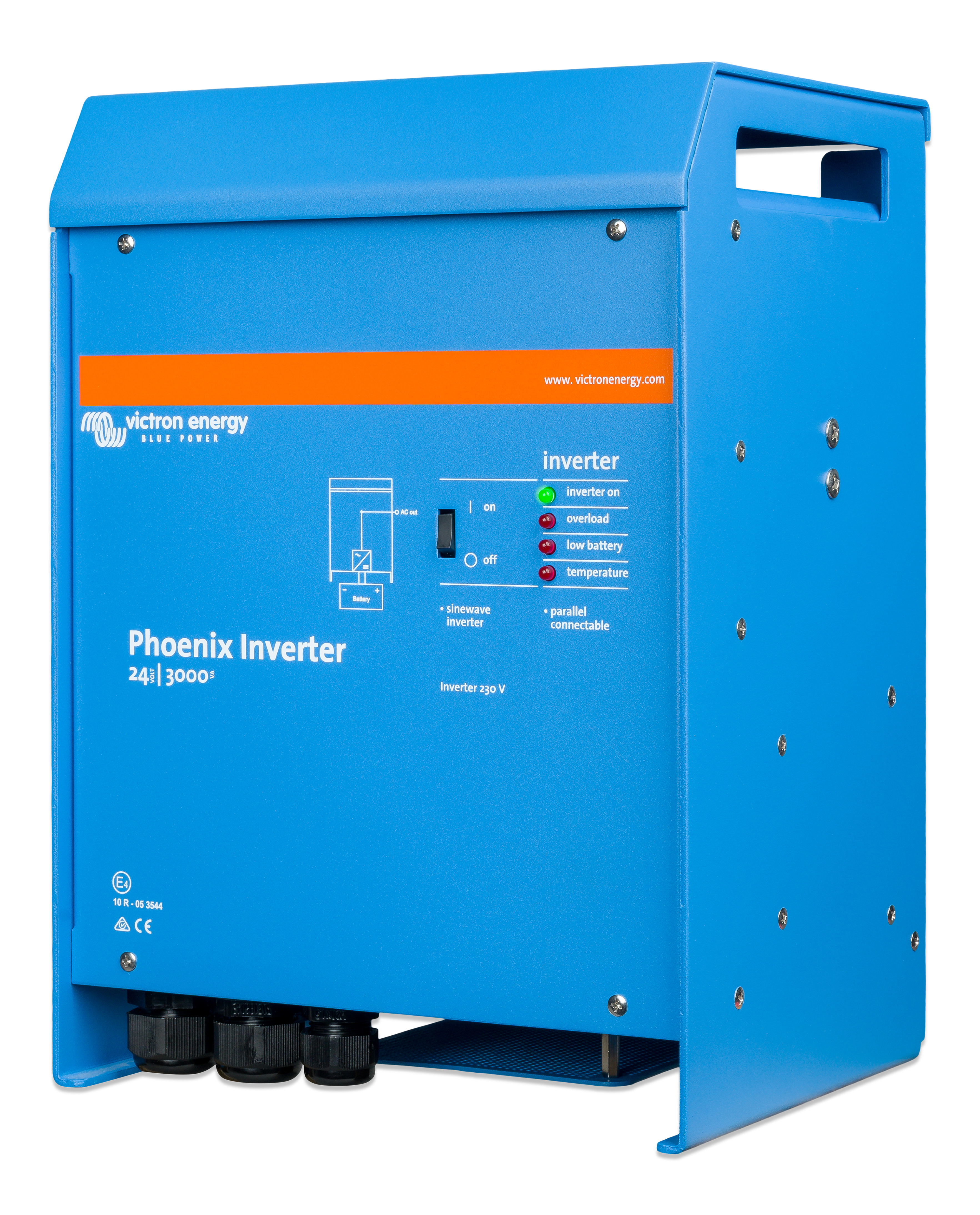 Victron Energy Phoenix Inverter 24V 3000W 120V Pure Sine Wave Power Inverter with VE.Bus | PIN243020100 for RVs, Boats, and Off-Grid Solar Systems