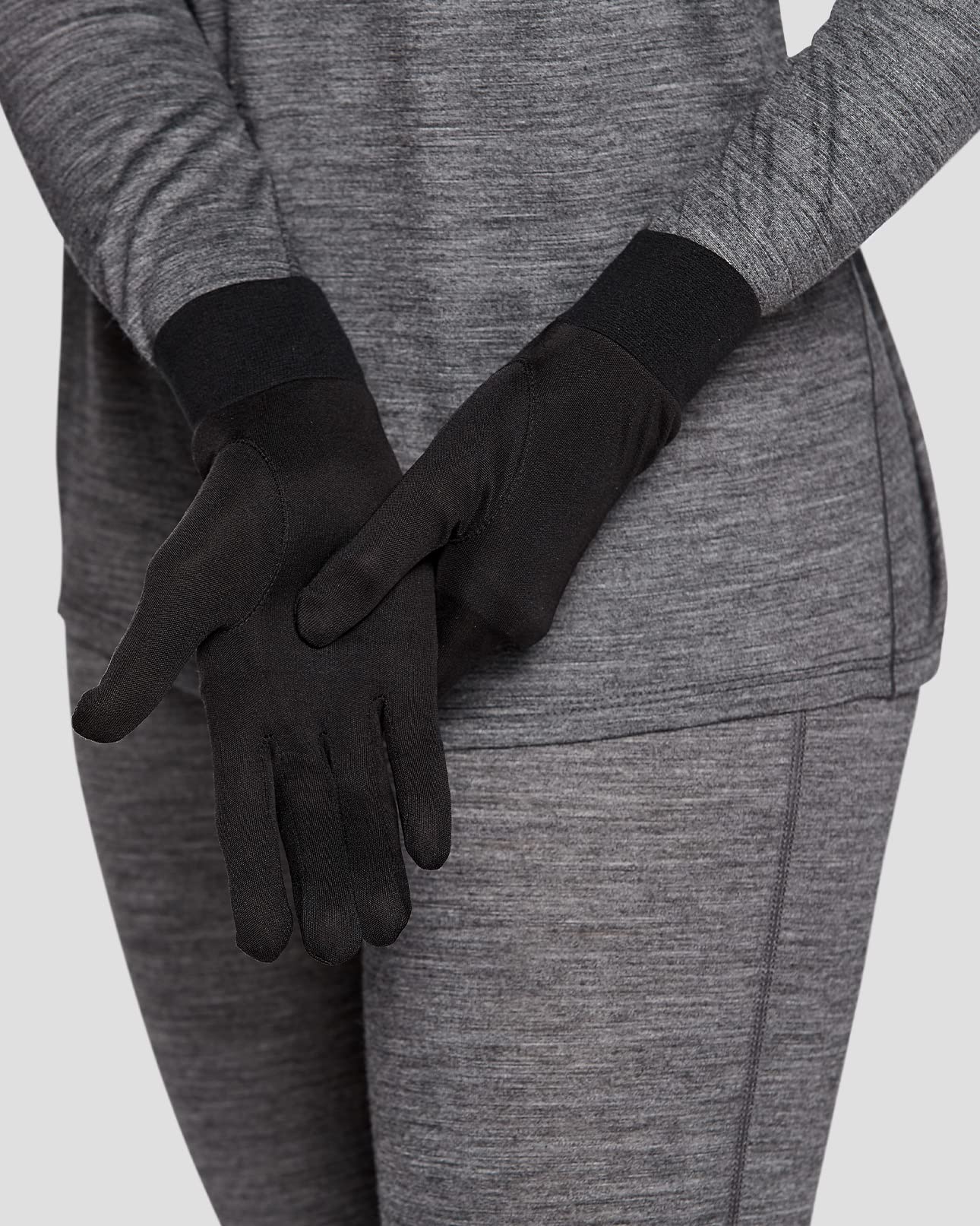 Terramar Girls Thermasilk Liner Gloves - Soft & Warm Silk Blend Gloves for Cold Weather - Perfect for Skiing, Hiking & Winter Outdoor Activities