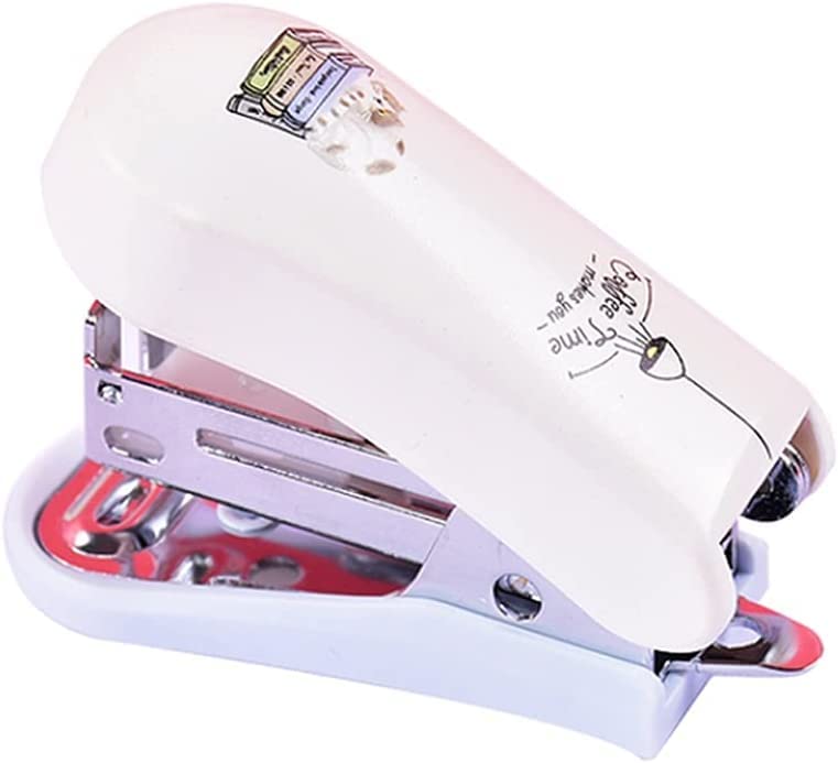 Effortless Heavy Duty Stapler - Low Force Desktop Staple Gun for 20 Sheets, Flat Clinch Staple Remover, Compact Palm-Sized Design for Office, School & Home Use - Saves Hand Fatigue & Boosts Productivity