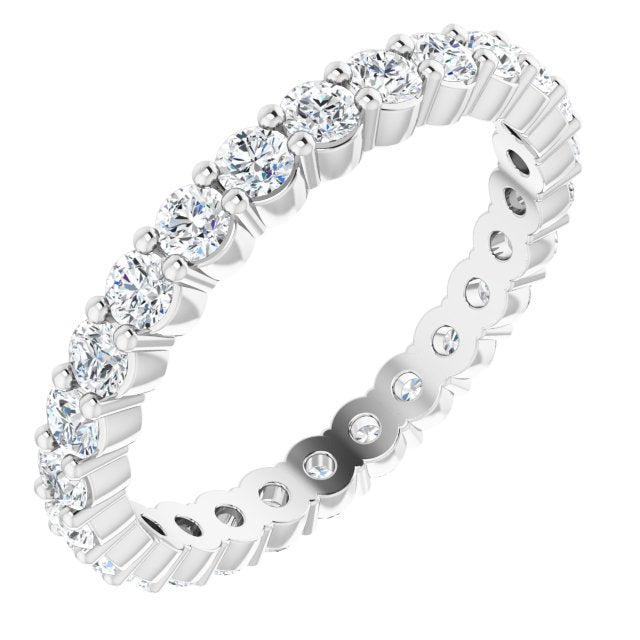 0.81 Carat Round Diamond Petite Eternity Band - Perfect for Weddings, Anniversaries & Everyday Elegance