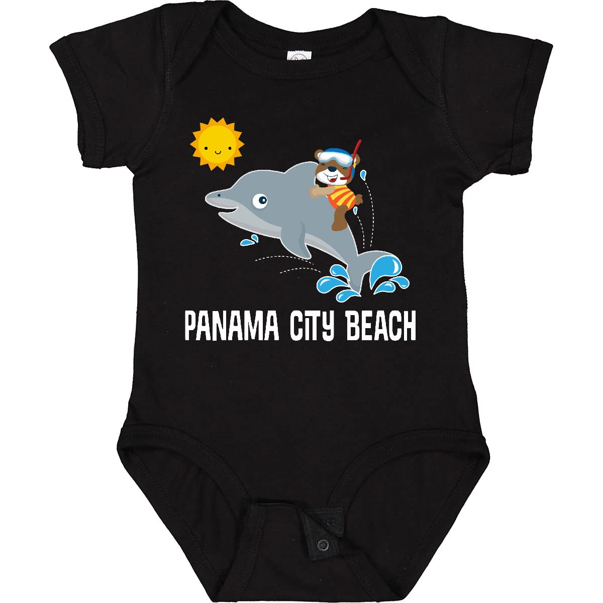 Inktastic Panama City Beach Florida Vacation Baby Bodysuit - Cute Florida Travel Outfit for Infants & Toddlers - Perfect for Beach Trips, Family Photos & Vacation Souvenirs