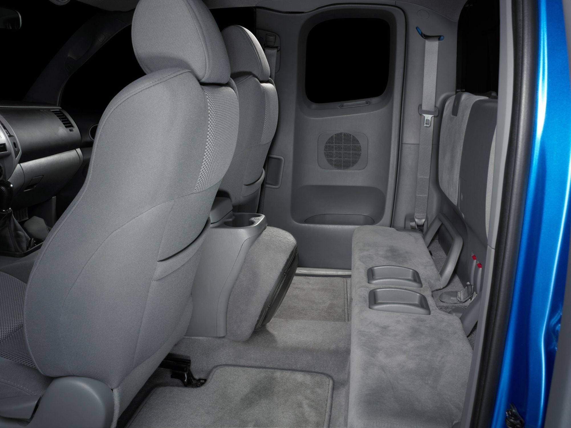 JL Audio SB T TACACCAB/10W3v3/DG Stealthbox Subwoofer Enclosure for 2005-2015 Toyota Tacoma Access Cab & Double Cab - Compatible with Front Bucket Seats, Factory Center Console & Graphite Interior - 10W3v3 500W Power - Perfect for Truck Audio Upgrades & Enhanced Bass Performance