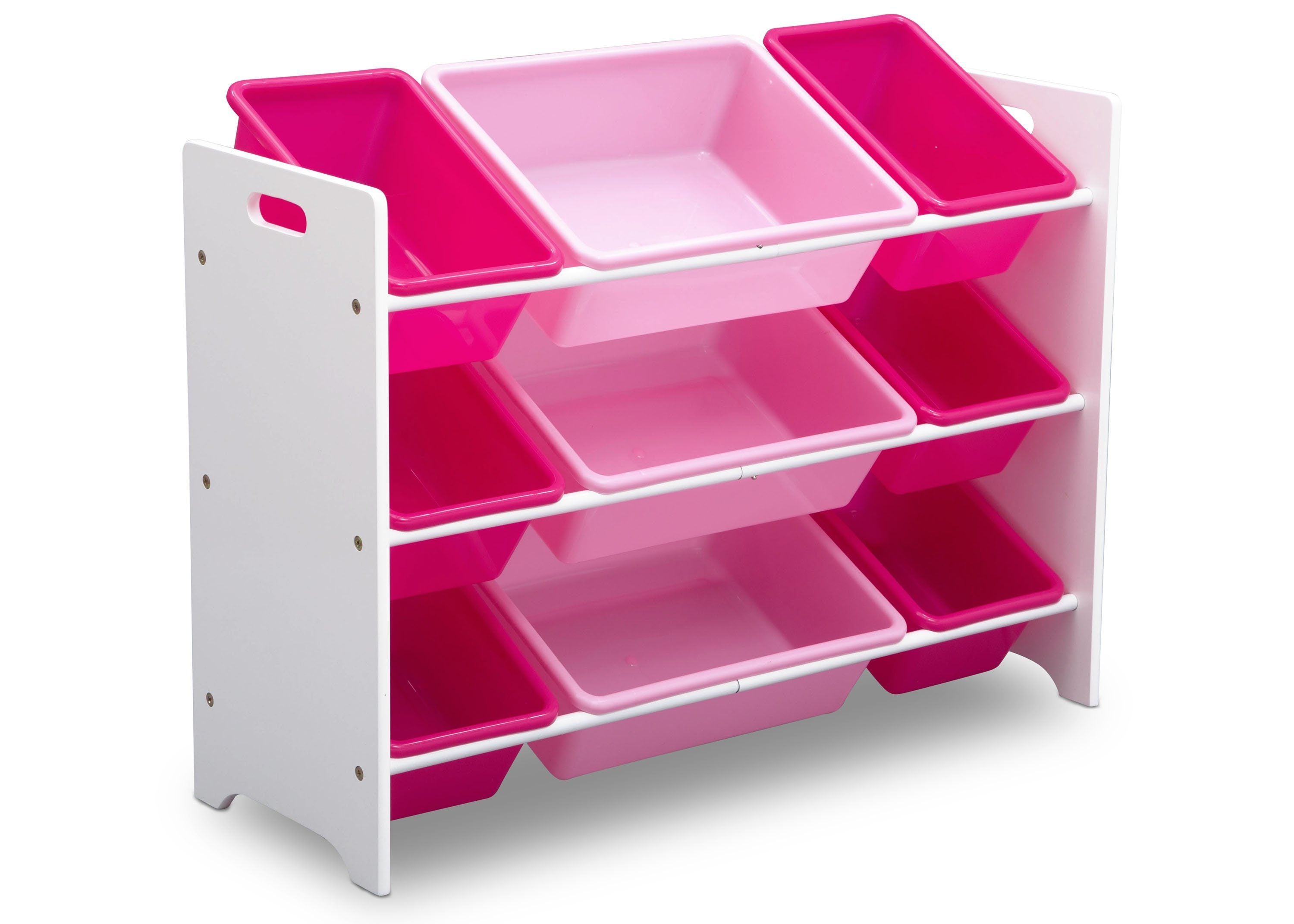 MySize 9 Bin Plastic Toy Organizer - Kids Room Storage Solution for Toys, Books & Crafts - Perfect for Playroom, Bedroom & Classroom Organization