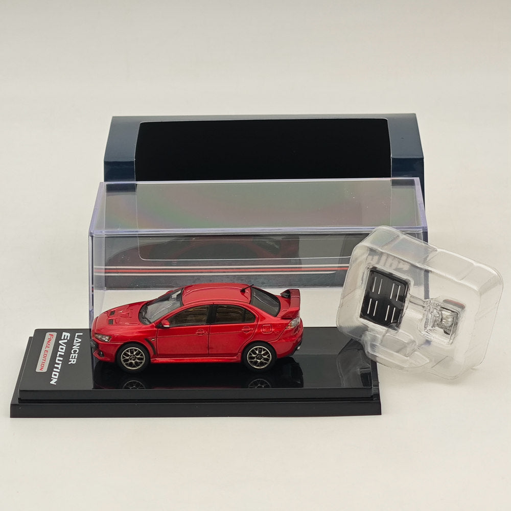 1/64 Scale Mitsubishi Lancer Evolution X Final Edition Diecast Model Car - Hobby Japan HJ642053AR - Collectible Miniature for Car Enthusiasts & Display Decor