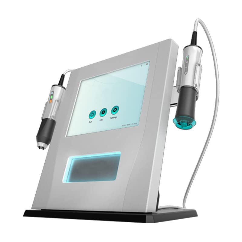 Shraddha 2-in-1 RF Ultrasound Oxygen Facial Machine with Brightening & Whitening Gel - Professional Skin Rejuvenation Device for Home Spa & Salon Use | Anti-Aging Treatment for Face & Body | LED Light Therapy & Oxygen Infusion Beauty Equipment