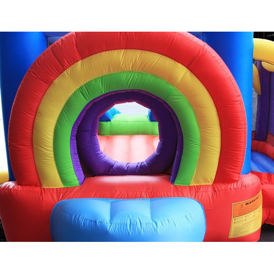 KidWise Lucky Rainbow Bouncer - Fun & Safe Baby Jumping Activity Toy for Toddlers - Indoor & Outdoor Play, Birthday Gifts, Playroom Decor