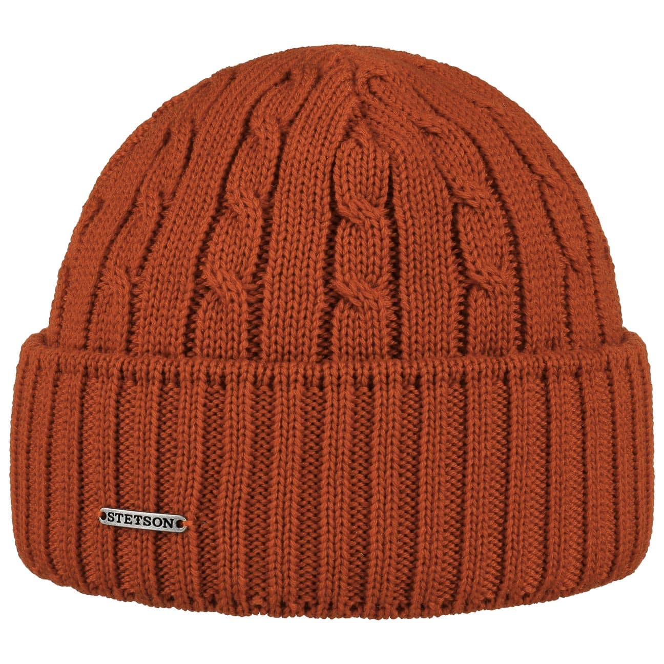 Stetson Georgia Wool Knit Hat with Cuff - Warm Winter Beanie for Men & Women - Perfect for Skiing, Hiking, and Outdoor Activities