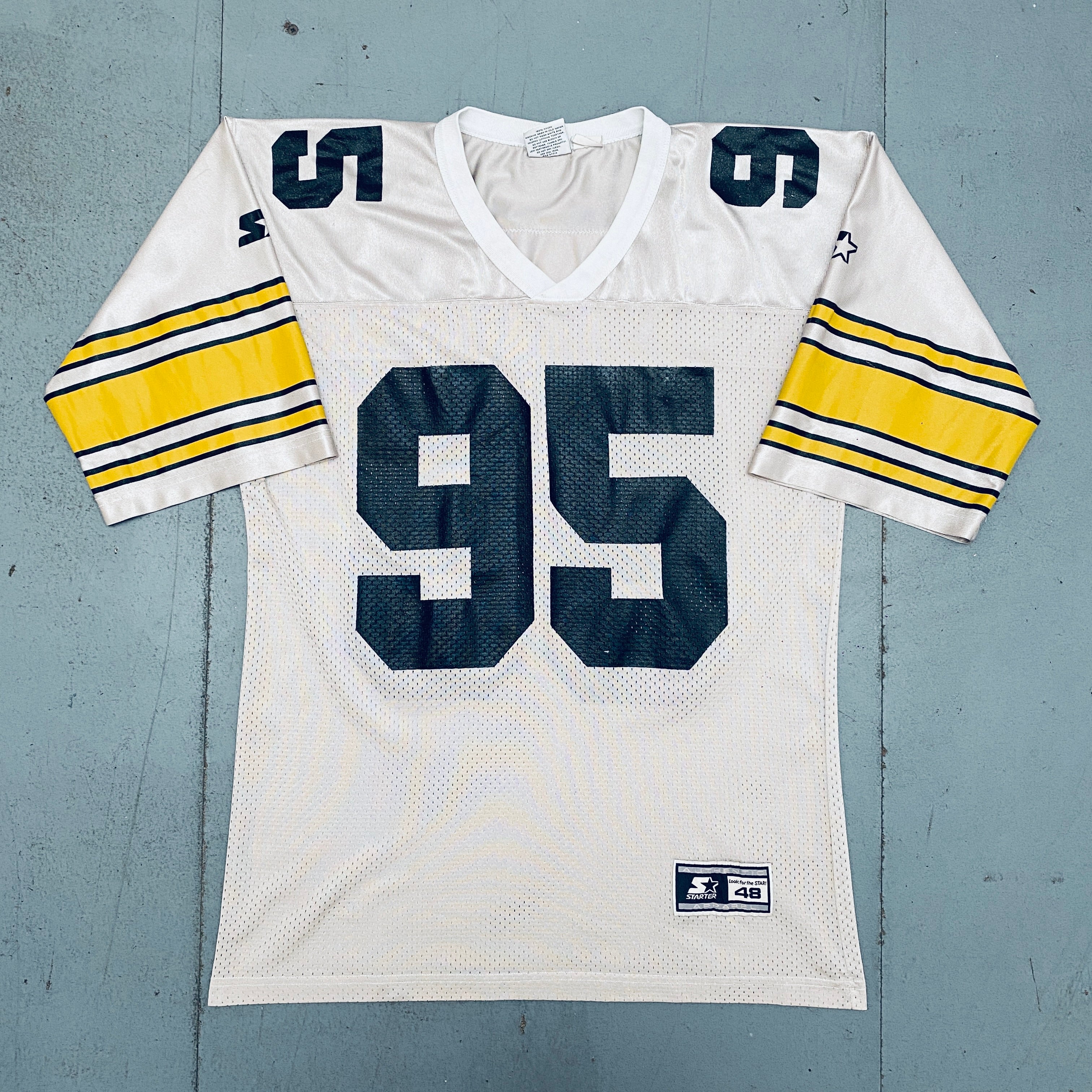 Greg Lloyd Pittsburgh Steelers 1994/95 Vintage NFL Jersey - Men's Medium/Large - Authentic Football Apparel for Game Day & Fan Collection