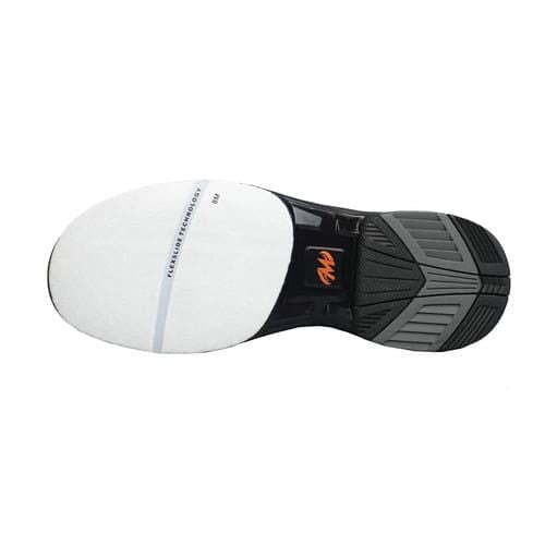 Motiv Men's Propel Black Carbon Orange Left Hand Bowling Shoes - Comfortable & Durable for League Play & Tournament Performance
