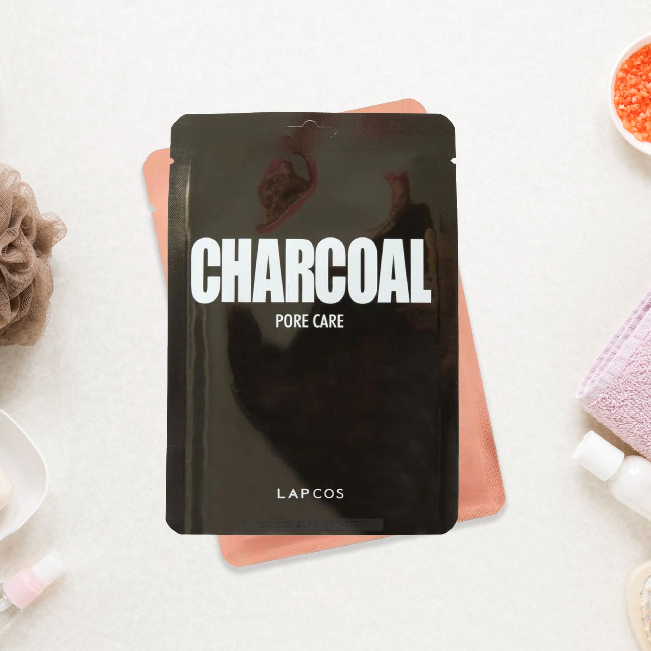 Purifying Charcoal Sheet Face Mask for Deep Cleansing & Detox - Perfect for Acne-Prone & Oily Skin Care Routine