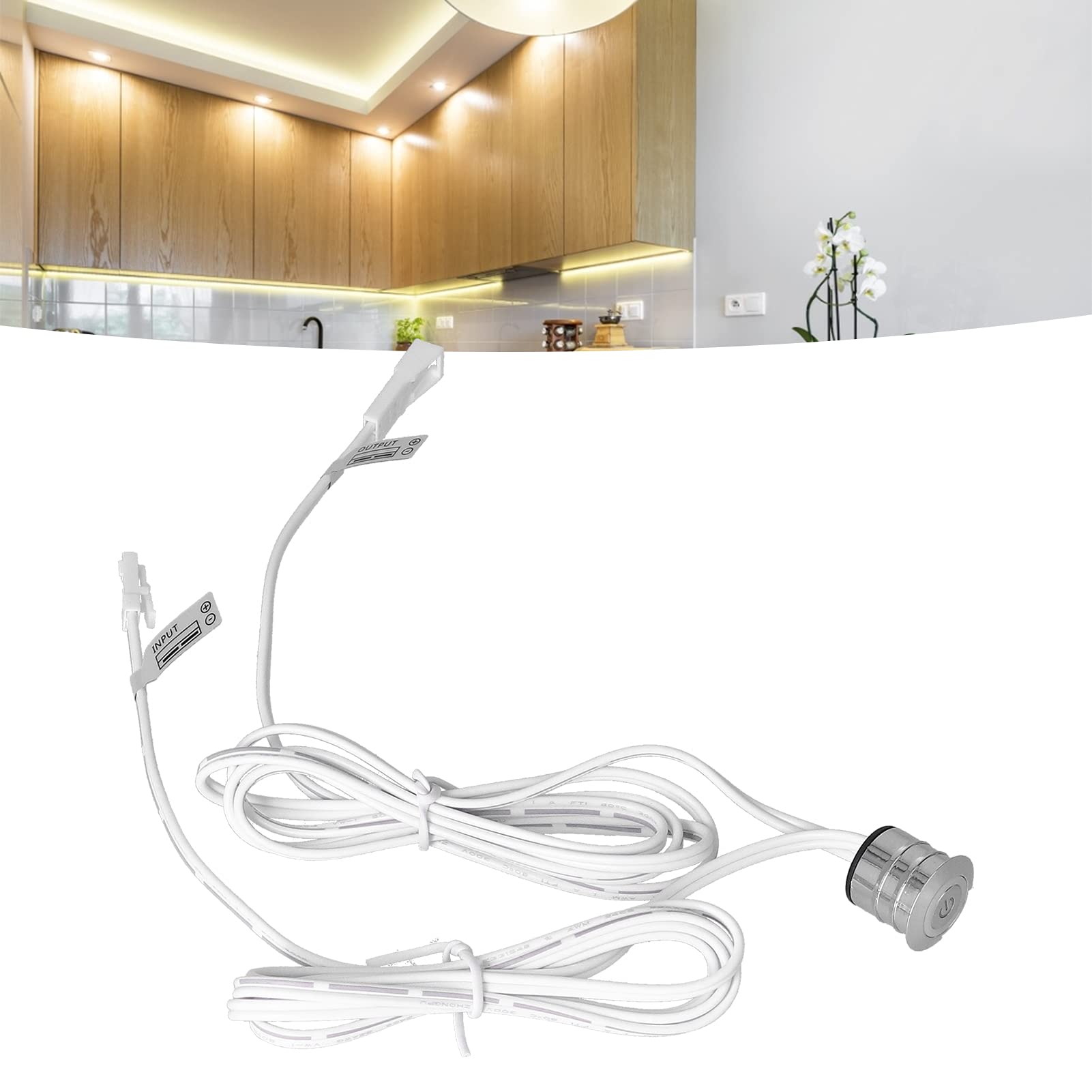 CHICIRIS LED Light Switch - Lightweight Touch Control for Cabinet & Wardrobe Lighting | Perfect for Home, Office, and Closet Organization