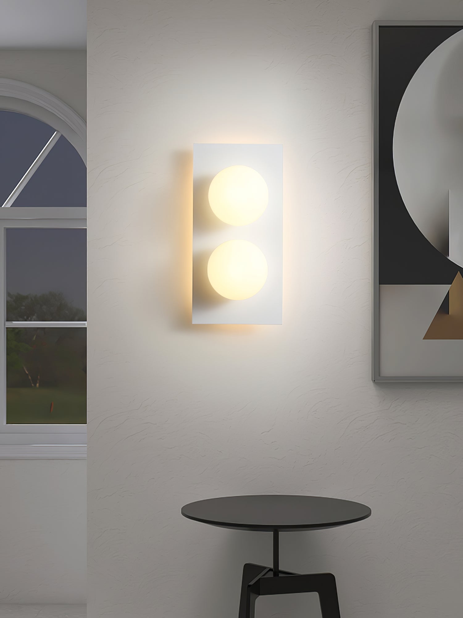 Modern LED Wall/Ceiling Lamp - Adjustable Dimmable Light Fixture for Bedroom, Living Room & Office | Indoor Home Decor Lighting Solution