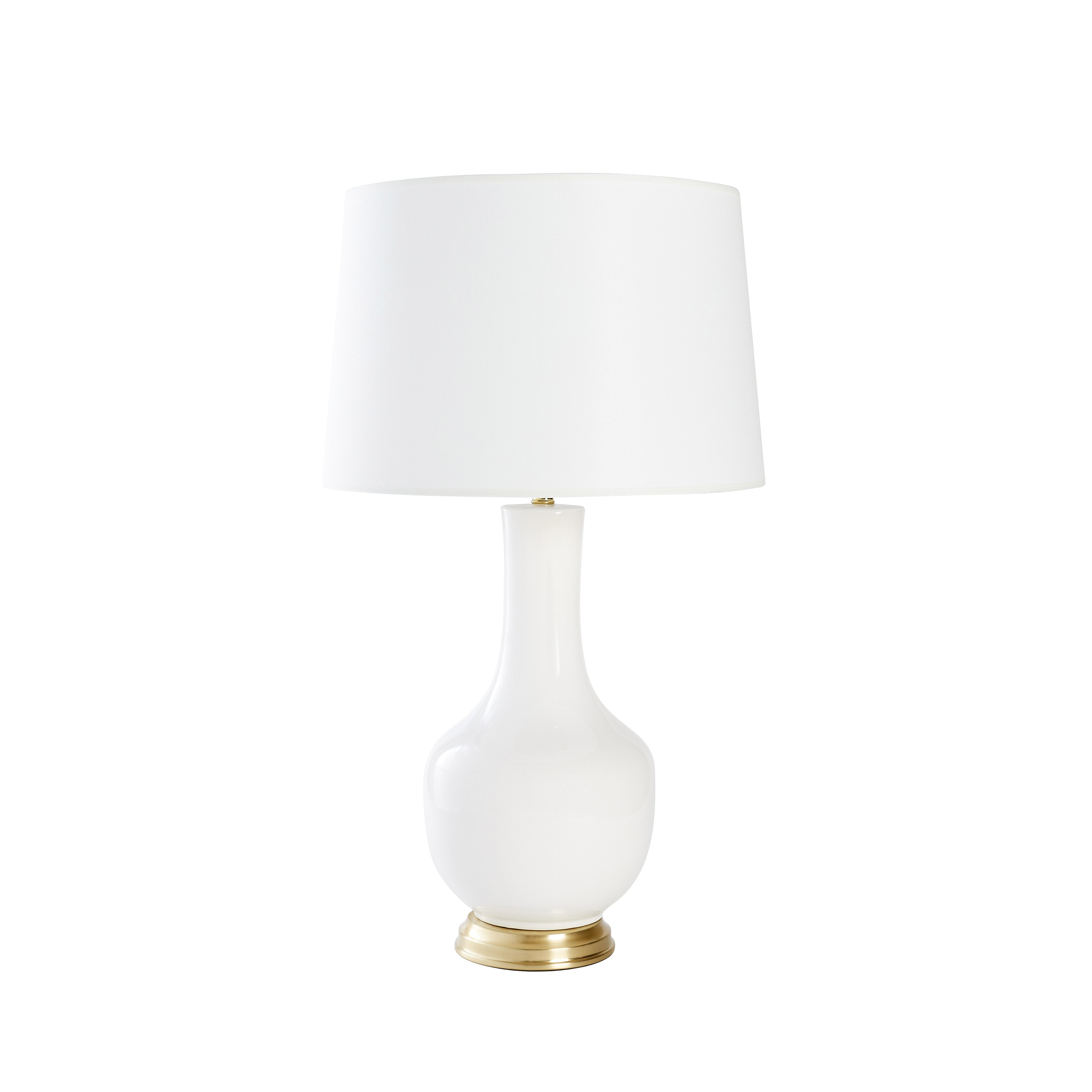 Adeline White Table Lamp - Modern Bedside & Living Room Lighting for Home Decor