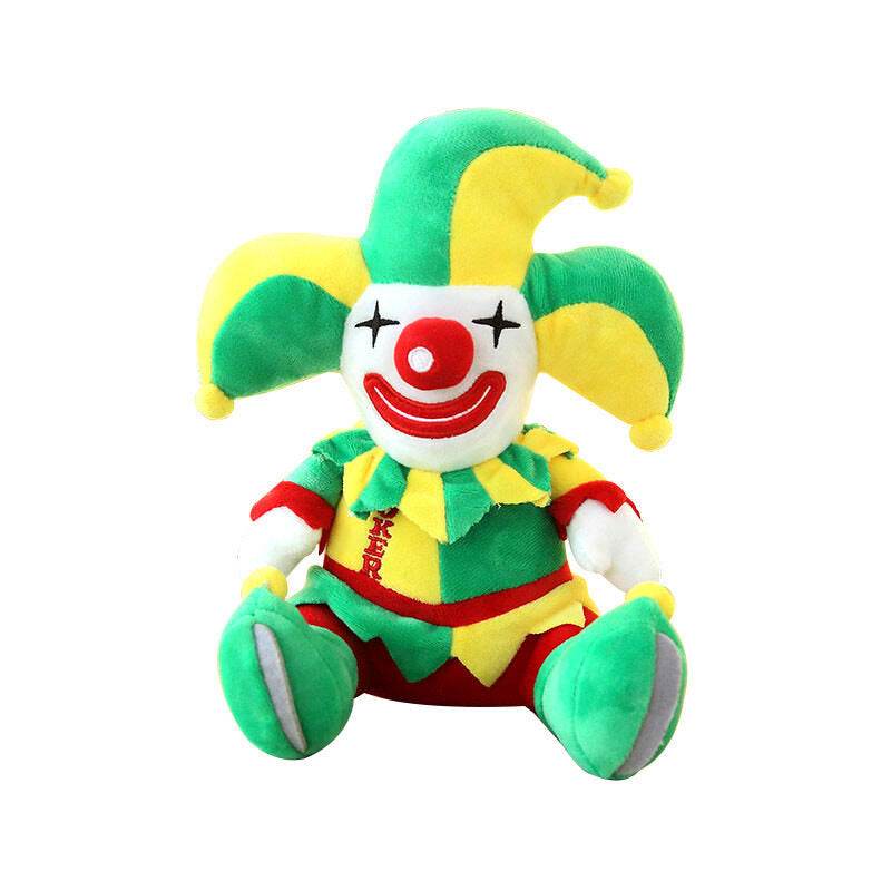 Scary Spooky Clown Halloween Plush Toy - Soft & Cuddly Horror Decor for Halloween Party, Haunted House, or Prank Gift