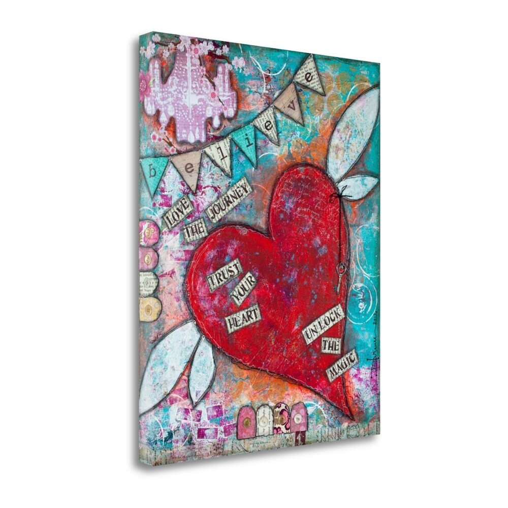Believe By Denise Braun - Premium Fine Art Giclee Print on Gallery Wrapped Canvas - Ready to Hang Wall Decor for Living Room, Bedroom & Office