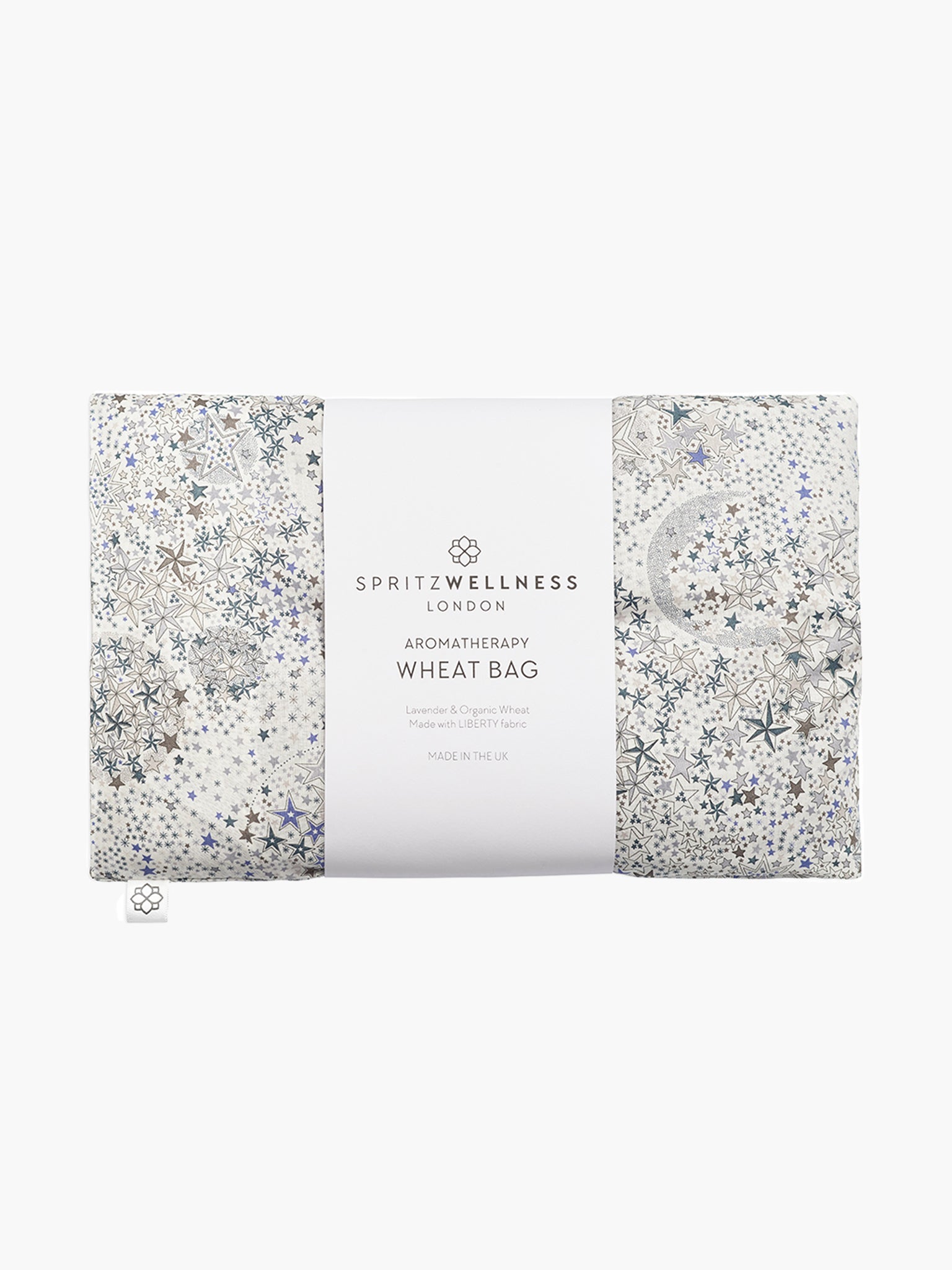 Spritz Wellness Liberty Print Aromatherapy Wheat Bag - Joy with Stars Design | Microwaveable Heat Therapy for Pain Relief & Relaxation | Perfect for Home, Office & Travel Use
