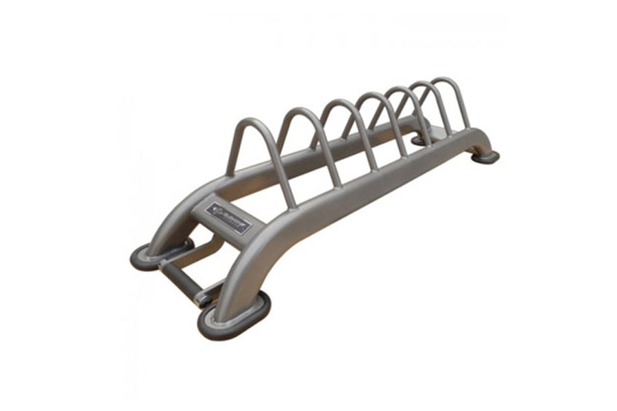 Warrior Bumper Plate Rack - Heavy Duty Weight Plate Storage Organizer for Olympic Weight Plates - Perfect for Home Gym, CrossFit, and Commercial Fitness Centers