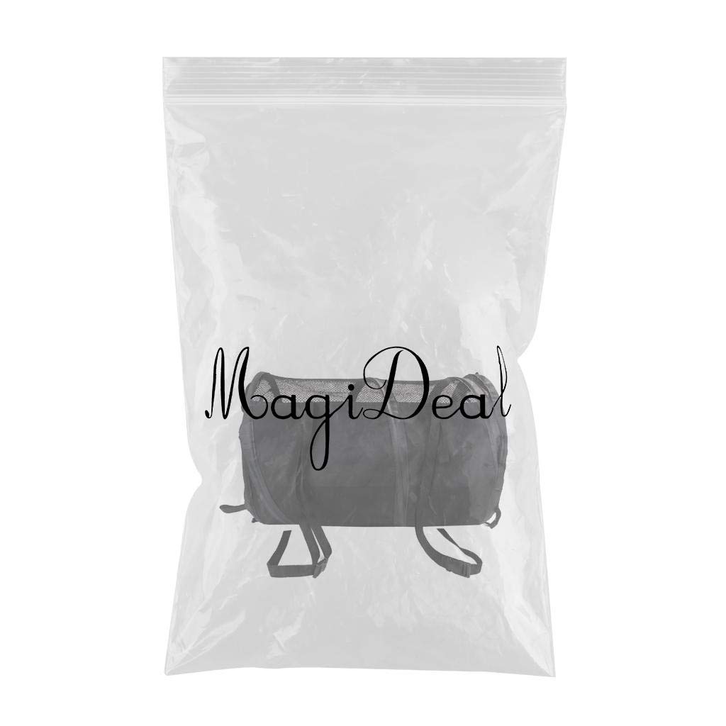 Enakshi Foldable Pet Dog Carrier Bag for Car Travel - Soft, Lightweight & Portable Black (Large) | Pet Supplies | Dog Carriers & Totes | Perfect for Road Trips, Vet Visits & Outdoor Adventures