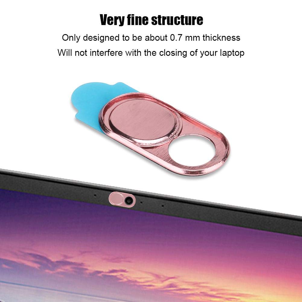 Zopsc Webcam Cover 3 Pack - Ultra Thin Metal Camera Privacy Cover for Laptop, Desktop, Tablet & Smartphone - Anti-Hacker Security Protection for Online Meetings, Video Calls & Remote Work