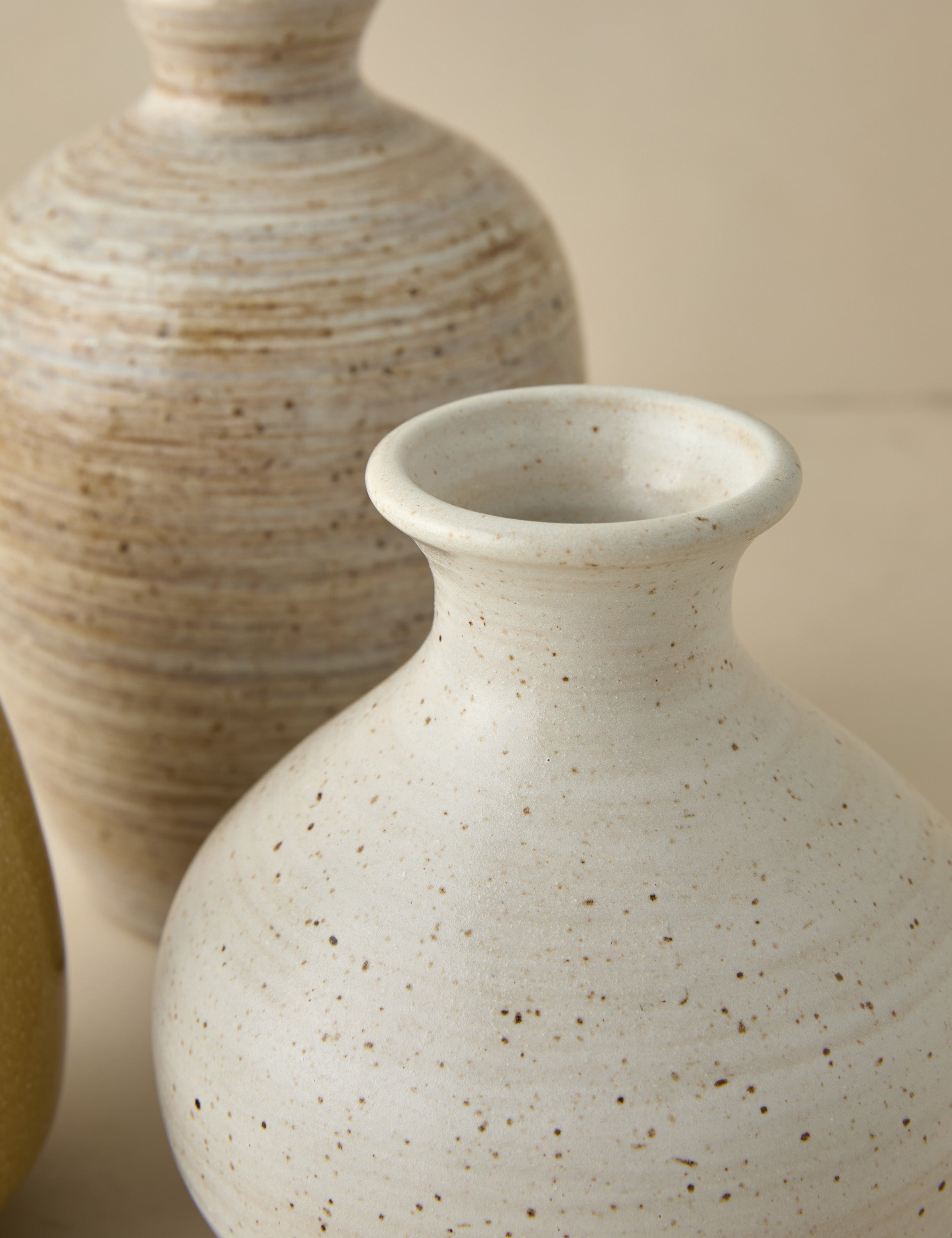 Bryony Vases Set of 3 - Modern Decorative Glass Vases for Home, Office & Wedding Decor - Perfect for Flowers, Centerpieces & Interior Design