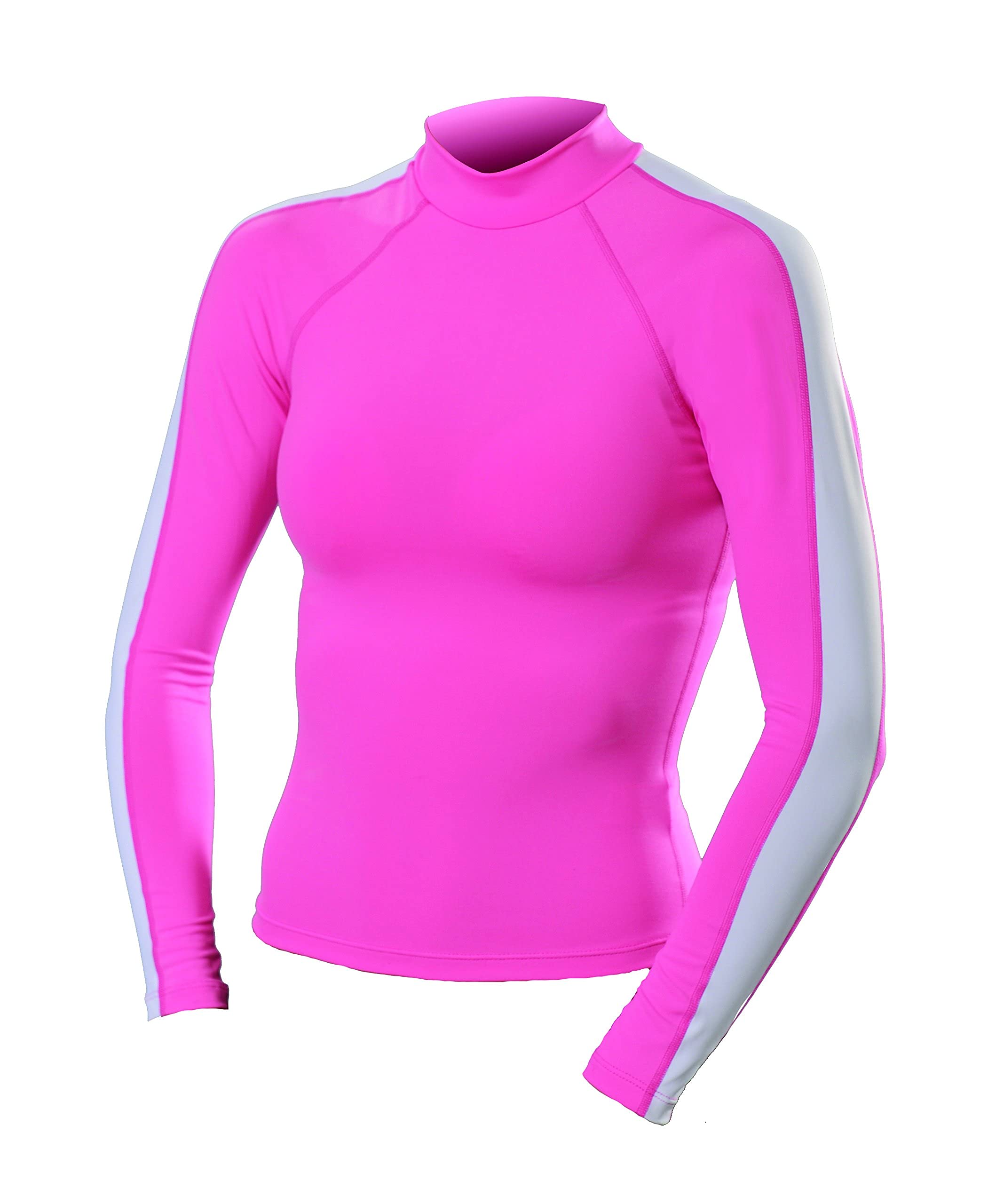 Uglies Women's Pink Rash Guard UPF 50+ Sun Protection Swim Shirt for Surfing, Swimming & Beach Activities