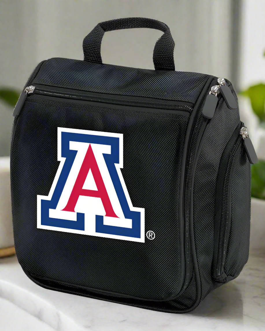 University of Arizona Wildcats Toiletry Bag - Hanging Travel Shaving Kit for Men & Women - Perfect for Dorm, Gym, and Vacation Essentials