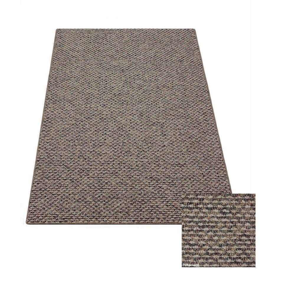 KOECKRITZ 6' Round Potpourri Multi-Colored Wool-Inspired Woven Carpet with Scroll Loop Pattern - Custom Area Rug for Living Room, Bedroom & Dining Room Decor