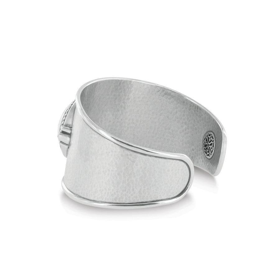 Monete Wide Cuff Bracelet for Women - Elegant Boho Silver Bangle Bracelet - Perfect for Casual Wear, Parties & Special Occasions
